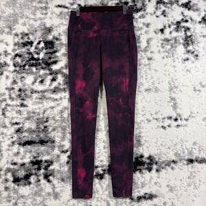 Lucy Activewear Tie Dye Leggings Pants Womens S P Purple Pink Regular
